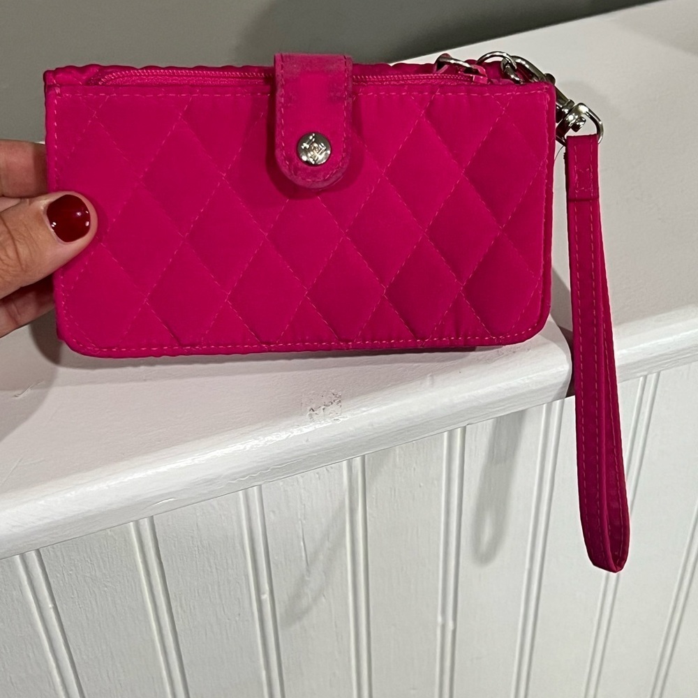 Vera Bradley pink wristlet - Picture 5 of 7